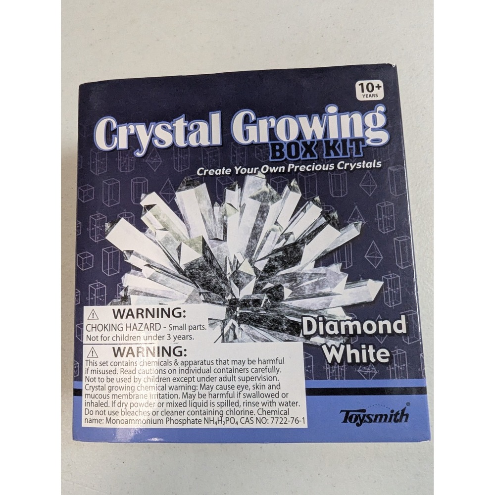 Toysmith Crystal Growing Box Kit Diamond‎ White Science Experiment 10+ Years - Picture 2 of 7